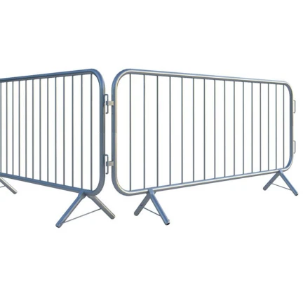 2.3m Fixed Leg Bar Pedestrian Barriers