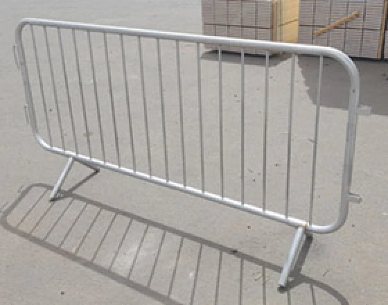HD 2.3m Fixed Leg Bar Pedestrian Barriers