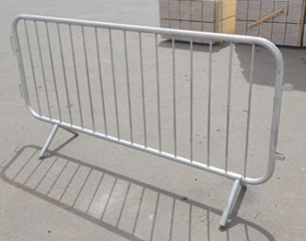 HD 2.3m Fixed Leg Bar Pedestrian Barriers