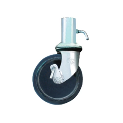 8" Rubber Solid Scaffold Castor (Female)